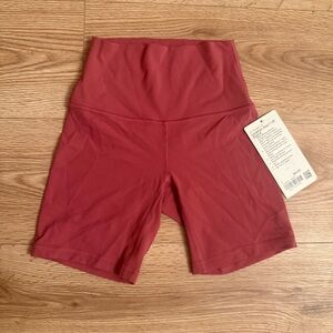 Lululemon Align 6” Short - size 2 (washed mauve)